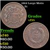 Image 1 : 1864 Large Motto Two Cent Piece 2c Grades vf++
