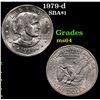 Image 1 : 1979-d Susan B. Anthony Dollar $1 Grades Choice Unc