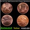 Image 1 : Lot of 4 1oz .999 Commerative Copper Medalions
