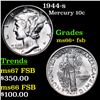 Image 1 : 1944-s Mercury Dime 10c Grades GEM++ FSB