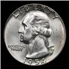 Image 2 : 1954-p Washington Quarter 25c Grades GEM+ Unc
