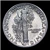Image 3 : 1943-p Mercury Dime 10c Grades GEM Unc