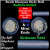 Image 1 : Buffalo Nickel Shotgun Roll in Old Bank Style 'Bell Telephone'  Wrapper 1920 &d Mint Ends
