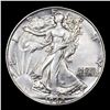 Image 2 : 1942-p Walking Liberty Half Dollar 50c Grades Choice AU/BU Slider
