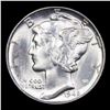 Image 2 : 1945-p Mercury Dime 10c Grades GEM++ Unc