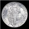 Image 3 : 1945-p Mercury Dime 10c Grades GEM++ Unc