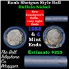 Image 1 : Buffalo Nickel Shotgun Roll in Old Bank Style 'Bell Telephone'  Wrapper 1925 &d Mint Ends