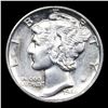 Image 2 : 1944-s Mercury Dime 10c Grades GEM+ FSB