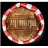 Image 2 : Shotgun Lincoln 1c roll, 1968-d 50 pcs Bank Wrapper.