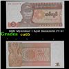 Image 1 : 1990 Myanmar 1 Kyat Banknote P# 67 Grades Gem CU
