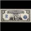 Image 2 : Proof 1899 $2 Silver Certificate Oncpapa Indian Chief BEP Intaglio Print, Front and Back Grades Proo