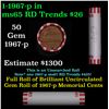 Image 1 : Shotgun Lincoln 1c roll, 1967-p 50 pcs Bank Wrapper.