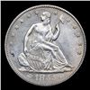 Image 2 : ***Auction Highlight*** 1855 Arrows Seated Half Dollar 50c Graded ms63+ BY SEGS (fc)
