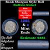 Image 1 : Buffalo Nickel Shotgun Roll in Old Bank Style 'Bell Telephone'  Wrapper 1921 &s Mint Ends