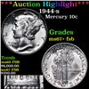 Image 1 : ***Auction Highlight*** 1944-s Mercury Dime 10c Graded GEM++ FSB BY USCG (fc)