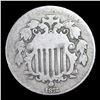 Image 2 : 1872 Shield Nickel 5c Grades g+