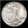 Image 2 : 1943-p Walking Liberty Half Dollar 50c Grades Choice AU/BU Slider