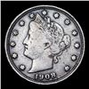 Image 2 : 1908 Liberty Nickel 5c Grades vf++