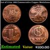 Image 1 : Lot of 4 1oz .999 Commerative Copper Medalions