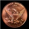 Image 7 : Lot of 4 1oz .999 Commerative Copper Medalions