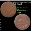Image 1 : Russia 1879 ??? 2  Kopek Y# 10.2 Grades vg, very good