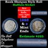 Image 1 : Buffalo Nickel Shotgun Roll in Old Bank Style 'Bell Telephone'  Wrapper 1925 &s Mint Ends