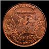 Image 2 : Lot of 4 1oz .999 Commerative Copper Medalions