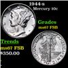 Image 1 : 1944-s Mercury Dime 10c Grades GEM++ FSB