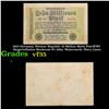 Image 1 : 1923 Germany Weimar Republic 10 Million Mark Post-WWI Hyperinflation Banknote P# 106a, Watermark: Wa