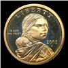 Image 2 : Proof Group of 5 2000-2008 Sacagewea 1 Dollar Coins, Gem++ Grades GEM++ Proof Deep Cameo