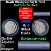 Image 1 : Buffalo Nickel Shotgun Roll in Old Bank Style 'Bell Telephone'  Wrapper 1920 &d Mint Ends