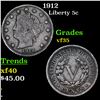 Image 1 : 1912 Liberty Nickel 5c Grades vf++