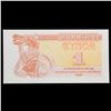 Image 2 : 1991 Ukraine Control Coupon Issue 1 Karbovanets Banknote P# 81a Grades Gem CU