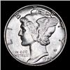 Image 2 : 1945-p Mercury Dime 10c Grades Choice+ Unc
