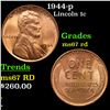 Image 1 : 1944-p Lincoln Cent 1c Grades GEM++ Unc RD