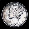 Image 2 : 1943-p Mercury Dime 10c Grades GEM FSB