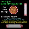 Image 1 : Shotgun Lincoln 1c roll, 1978-p 50 pcs Bank Wrapper.