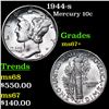Image 1 : 1944-s Mercury Dime 10c Grades Gem++ Unc