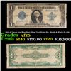 1923 $1 Large size Blue Seal Silver Certificate Sig. Woods & White Fr-238 Grades vf+