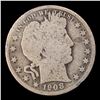 Image 2 : 1908-d Barber Half Dollars 50c Grades g+
