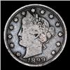 Image 2 : 1899 Liberty Nickel 5c Grades vf+
