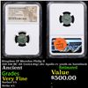 Image 1 : NGC Kingdom Of Macedon Philip II 359-336 BC AE Unit(4.85g) obv Apollo rv youth on horseback Graded V