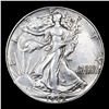 Image 2 : 1942-p Walking Liberty Half Dollar 50c Grades Choice AU/BU Slider