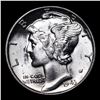 Image 2 : 1943-p Mercury Dime 10c Grades GEM++ Unc