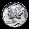 Image 2 : 1943-p Mercury Dime 10c Grades GEM++ Unc