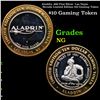Image 1 : Aladdin .999 Fine Silver  Las Vegas Nevada Limited Edition $10 Gaming Token