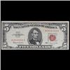 Image 2 : 1963 $5 Red seal United States Note Grades vf++
