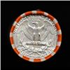 Image 2 : ***Auction Highlight*** Full Roll of Silver Unc 1962-d Washington 25c, 40 Coins in Total Brilliant U