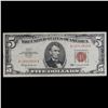 Image 2 : 1963 $5 Red seal United States Note Grades Select AU