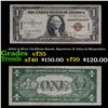 Image 1 : 1935A $1 Silver Certificate Hawaii, Signatures of Julian & Morgenthau Grades vf++